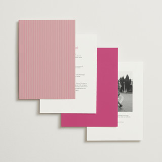 This is a bubblegum wedding invitations with standard by Pixel and Hank called linea printing on signature in standard