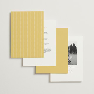 This is a butter wedding invitations with standard by Design Lotus called amalfi blue printing on signature in standard