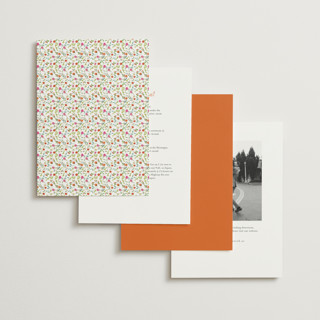 This is a tropical wedding invitations with standard by Susan Moyal called monogramed printing on signature in standard