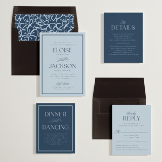This is a hydrangea wedding invitations with standard by Laura Hankins called galleria printing on signature in standard
