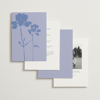 This is a hydrangea wedding invitations with standard by Morgan Kendall called bloom printing on signature in standard
