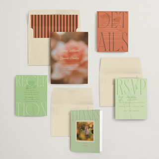 This is a lily wedding invitations with standard by Morgan Kendall called bloom printing on signature in standard