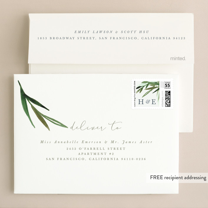 wedding envelope design