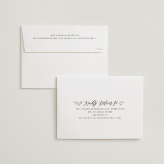 This is a burnt rose wedding invitations with standard by Design Lotus called nothing compares to you printing on signature in standard