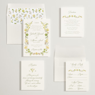 This is a lime wedding invitations with standard by Petra Kern called everlasting romance printing on signature in standard