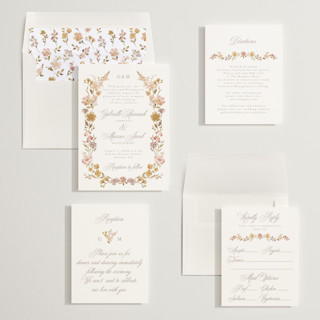 This is a toffee wedding invitations with standard by Petra Kern called everlasting romance printing on signature in standard