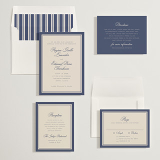 This is a oxford wedding invitations with standard by chocomocacino called krytharaki printing on signature in standard