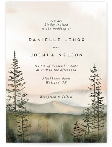 Every Single Dawn With You Wedding Invitations