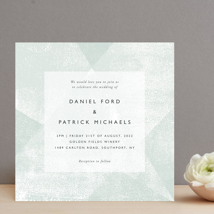 Elegantly Minimal Wedding Invitations By Itsjensworld Minted Elegantly Minimal Wedding Invitations