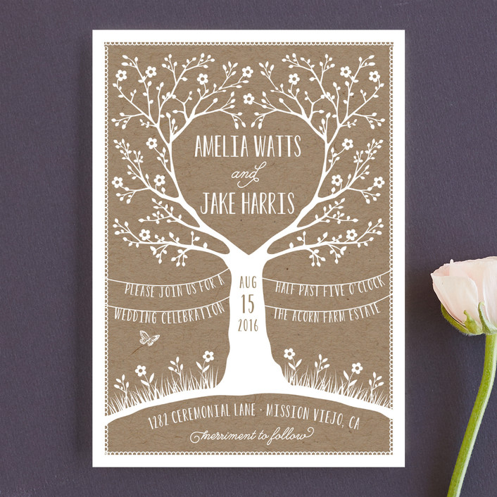 wedding invitations woodland kraft woodland tree wedding invitations by coco and ellie wedding invitations woodland kraft woodland tree wedding invitations by coco and ellie