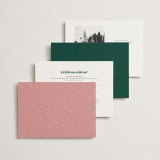 This is a tropical wedding invitations with standard by Lea Delaveris called make it official printing on signature in standard