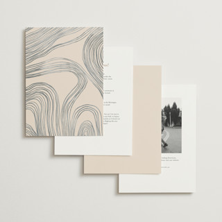 This is a natural wedding invitations with standard by Alethea and Ruth called rings printing on signature in standard