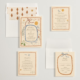 This is a magic wedding invitations with standard by Sumak Studio called pure magic printing on signature in standard