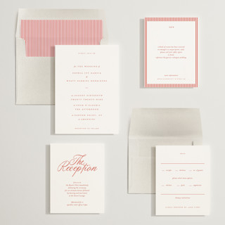 This is a sunset wedding invitations with standard by Blustery August called tarte tatin printing on signature in standard