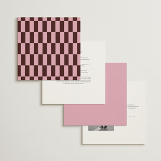 This is a pink moon wedding invitations with standard by Helena Vitto called the eternal printing on signature in standard