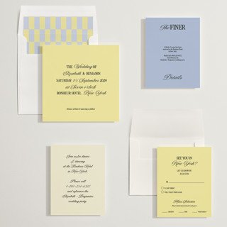 This is a butter wedding invitations with standard by Helena Vitto called the eternal printing on signature in standard