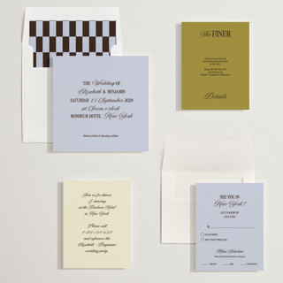 This is a blues wedding invitations with standard by Helena Vitto called the eternal printing on signature in standard
