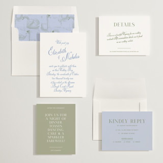 This is a nantucket wedding invitations with standard by Design Lotus called lavender dreams printing on signature in standard