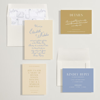 This is a buttered up wedding invitations with standard by Design Lotus called lavender dreams printing on signature in standard