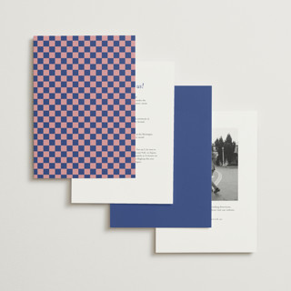 This is a bluebird wedding invitations with standard by Angela Quan called grid printing on signature in standard