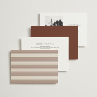 This is a linen wedding invitations with standard by Kelly Schmidt called landscape script printing on signature in standard