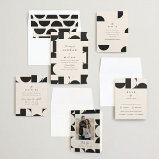This is a shadow wedding invitations with standard by Carly Reed Walker called kenai printing on signature in standard
