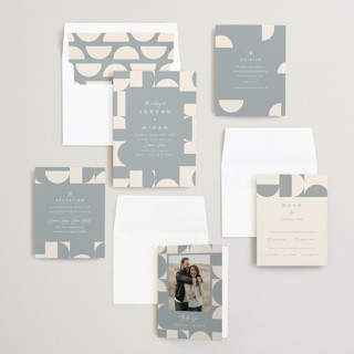 This is a granite wedding invitations with standard by Carly Reed Walker called kenai printing on signature in standard