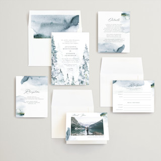 This is a ocean wedding invitations with standard by Petra Kern called grand escape printing on signature in standard