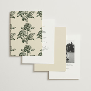 This is a pine wedding invitations with standard by Nazia Hyder called museum printing on signature in standard