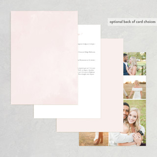 This is a blush wedding invitations with standard by Everett Paper Goods called softly layered printing on signature in standard