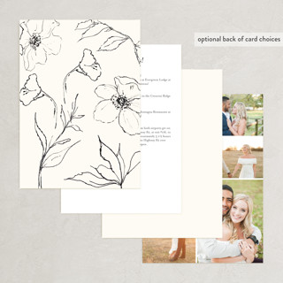 This is a linen wedding invitations with standard by Design Lotus called elysium printing on signature in standard