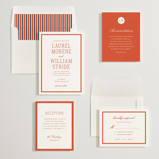 This is a sunset wedding invitations with standard by Sara Hicks Malone called dewberry printing on signature in standard