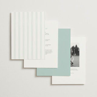 This is a sea glass wedding invitations with standard by Jennifer Wick called bristol printing on signature in standard