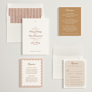 This is a champagne wedding invitations with standard by Snow and Ivy called penumbra printing on signature in standard