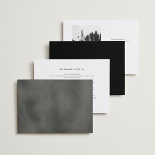 This is a eclipse wedding invitations with standard by Heather Schertzer called panoramic printing on signature in standard