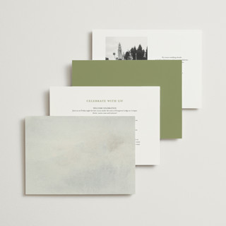 This is a emerald wedding invitations with standard by Petra Kern called countryside printing on signature in standard