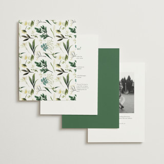 This is a porcelain wedding invitations with standard by Susan Moyal called fresh classic printing on signature in standard