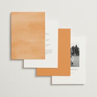 This is a citrine wedding invitations with standard by Everett Paper Goods called sweeping meadow printing on signature in standard