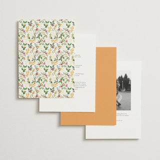 This is a tropical wedding invitations with standard by Susan Moyal called meadow love printing on signature in standard