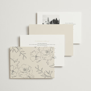 This is a oreo creme wedding invitations with standard by Design Lotus called wonderful tonight printing on signature in standard