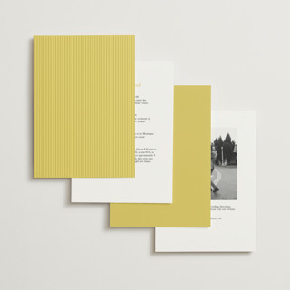 This is a citrine wedding invitations with standard by Olivia Kanaley Inman called antique ribbon printing on signature in standard