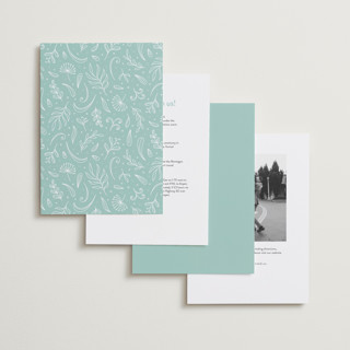 This is a mint wedding invitations with standard by Pine Street Creative called as if a dream printing on signature in standard