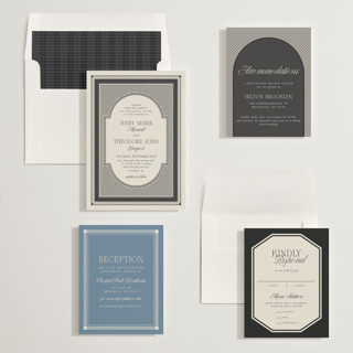 This is a eclipse wedding invitations with standard by Kelly Watkins called literary printing on signature in standard