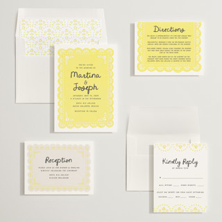 This is a butter wedding invitations with standard by Itsy Belle Studio called vienes printing on signature in standard
