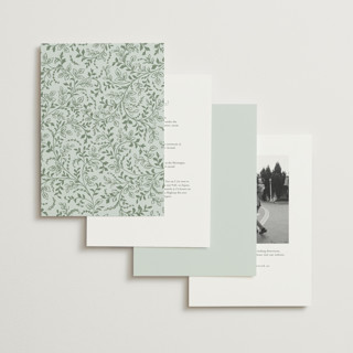 This is a eucalyptus wedding invitations with standard by Paper Raven Co. called vintage romance printing on signature in standard