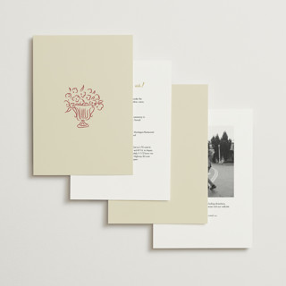 This is a chianti wedding invitations with standard by Helena Vitto called amore mio printing on signature in standard
