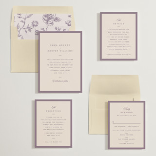 This is a vineyard wedding invitations with standard by Kristie Kern called the emma printing on signature in standard