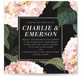 Peonie Party Wedding Invitations