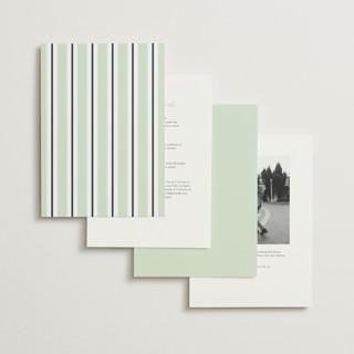 This is a mint wedding invitations with standard by Megan Davis called nola printing on signature in standard