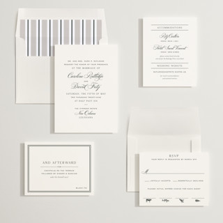 This is a oyster wedding invitations with standard by Megan Davis called nola printing on signature in standard